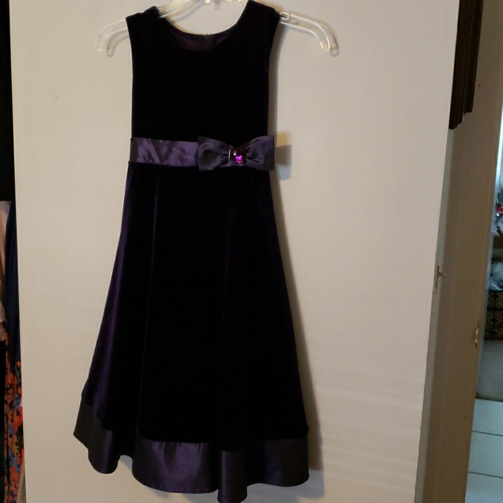 Purple Velvet holiday dress